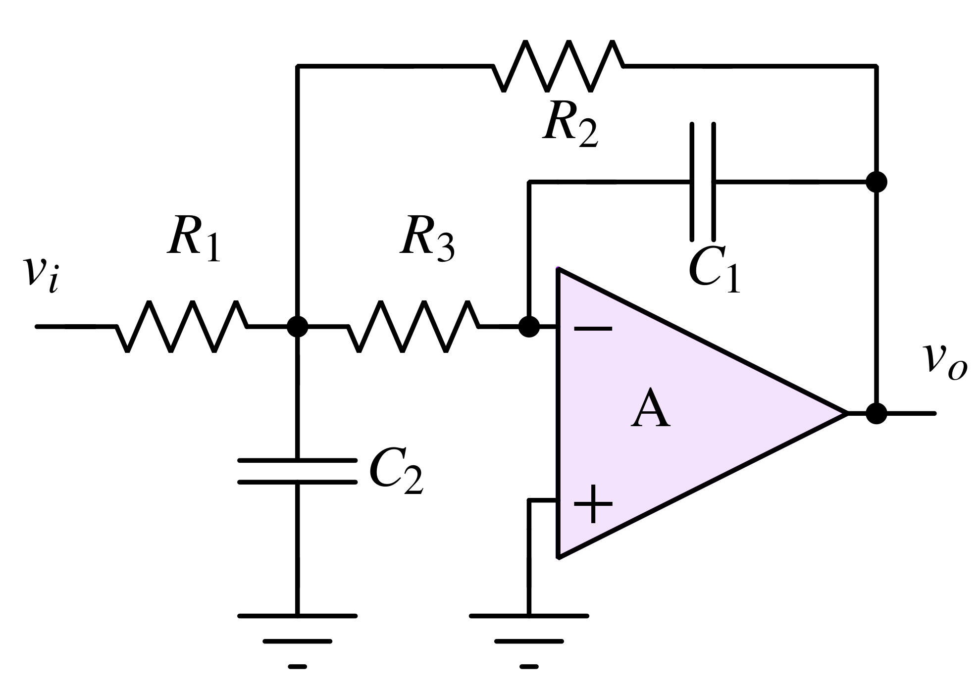 Multi-path low pass filter