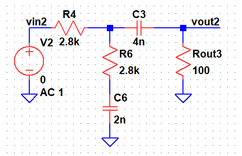 Equivalent model circuit
