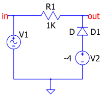 circuit_of_shunt_negative_clipper_with_neg_bias