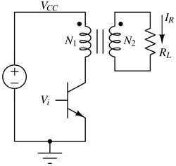 Class A Amplifier with transformer loading