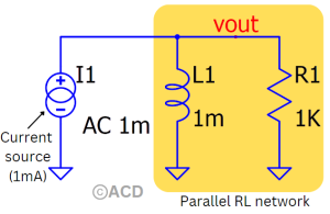 Parallel RL circuit