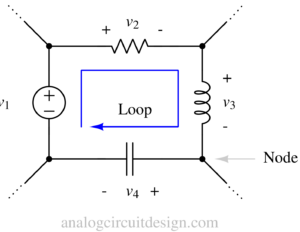 KVL (Kirchoff's voltage law)